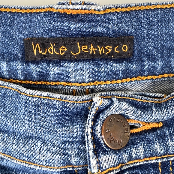 Nudie Jeans Tape Ted Grey Worn Indigo, W 31 - Picture 3 of 10